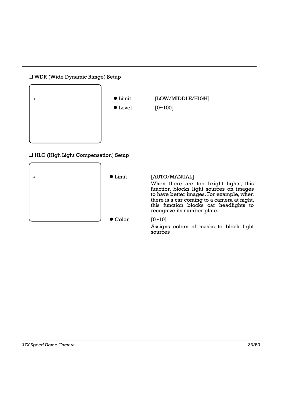 Osd menu 4 | Speco Technologies SIPSD37X User Manual | Page 33 / 50