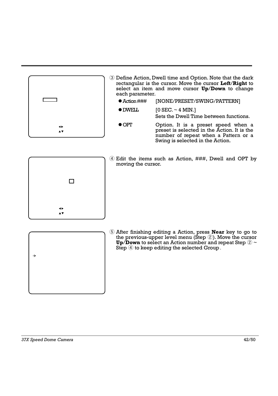 Osd menu 4 | Speco Technologies SIPSD37X User Manual | Page 42 / 50