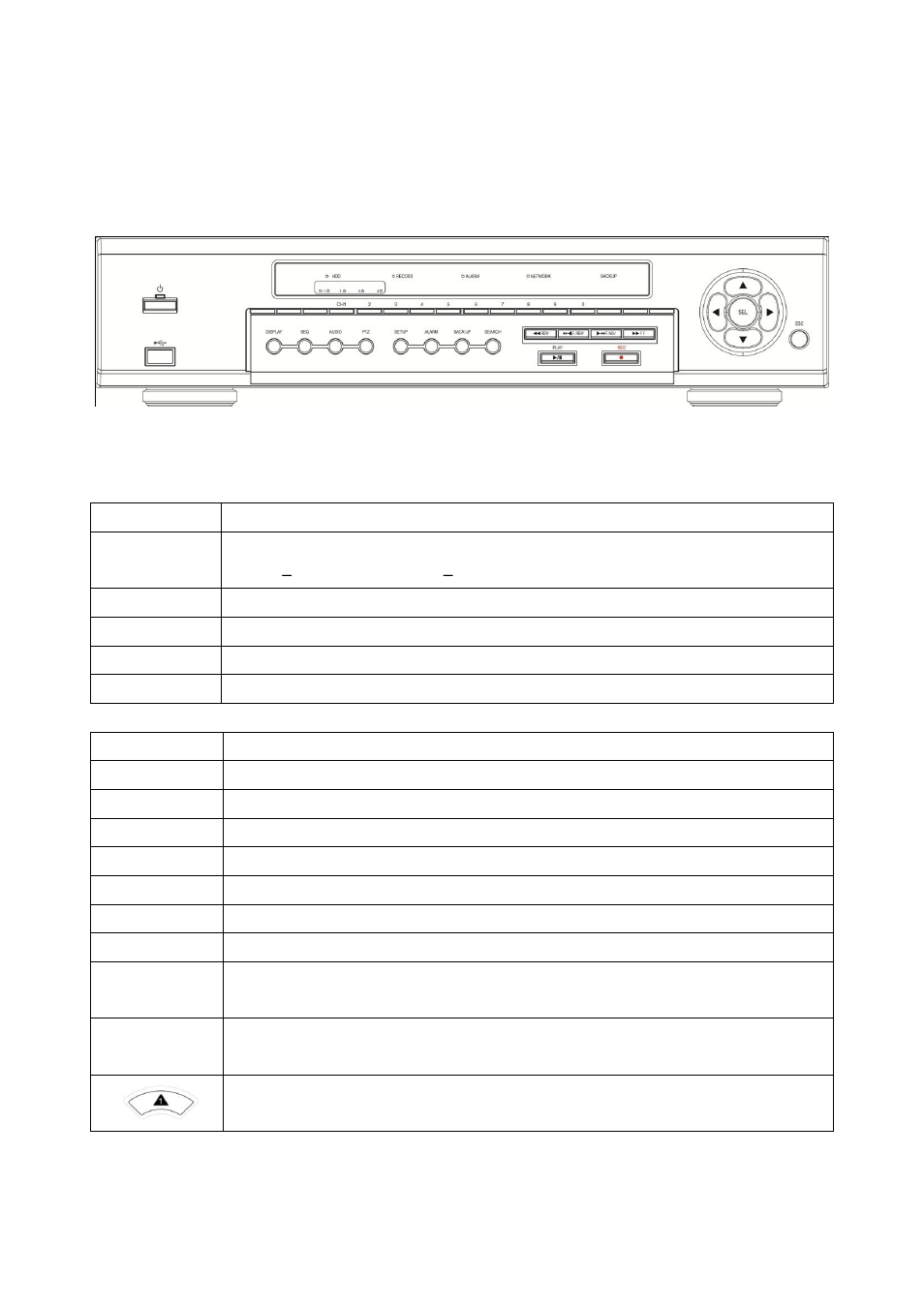 Name and function, 1. front panel | Speco Technologies 4HD User Manual | Page 11 / 93