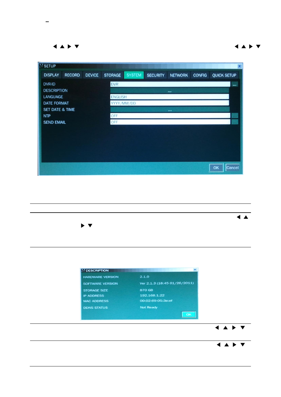 6. setup, System mode | Speco Technologies 4HD User Manual | Page 25 / 93