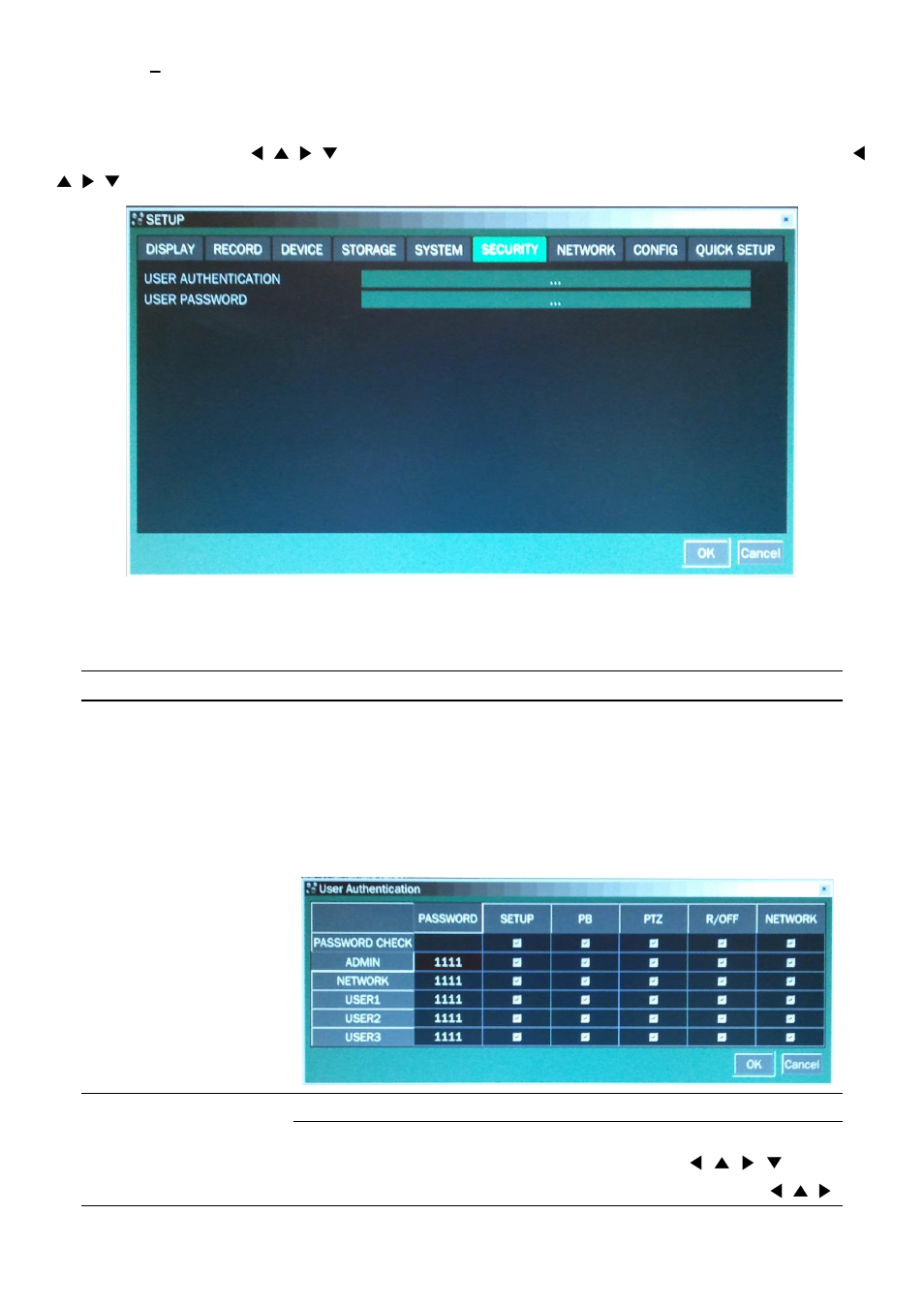 7. setup, Security mode | Speco Technologies 4HD User Manual | Page 27 / 93
