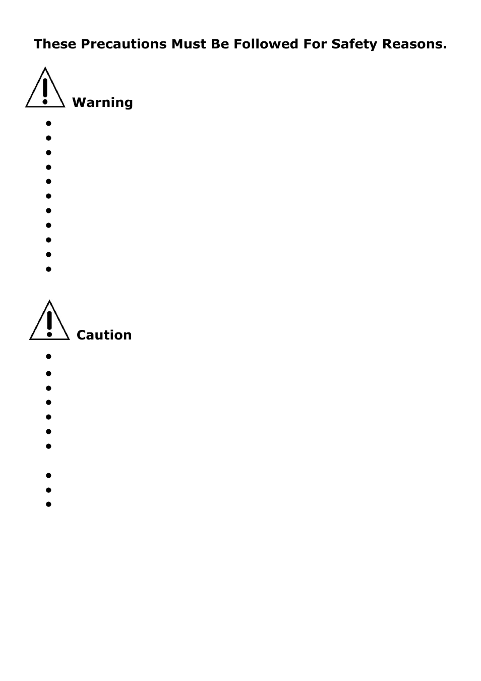 Warning, Caution | Speco Technologies 4HD User Manual | Page 3 / 93