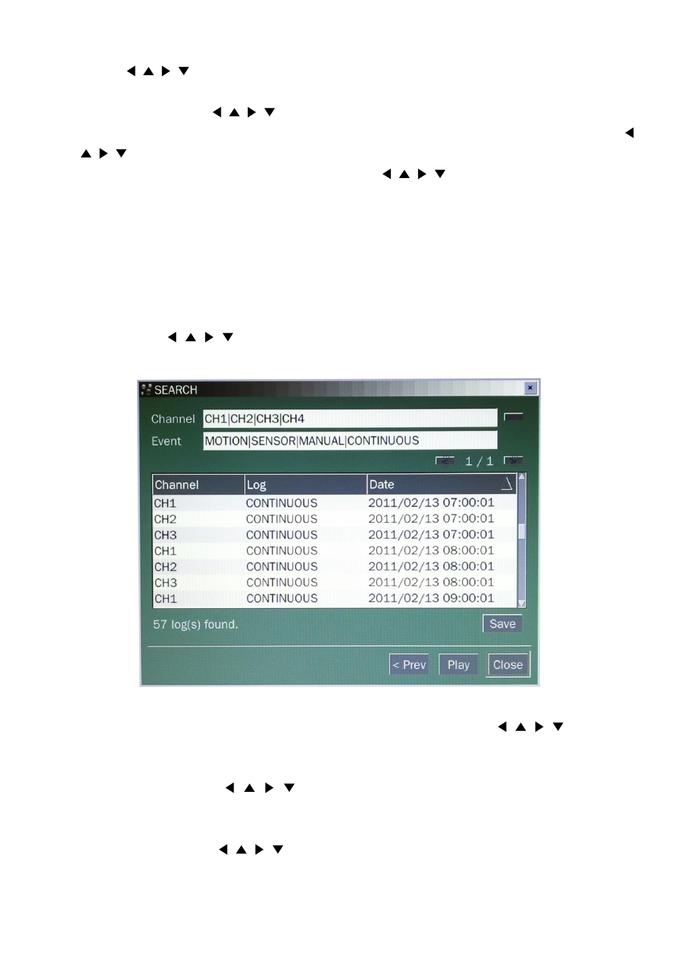 2-2. event search | Speco Technologies 4HD User Manual | Page 36 / 93
