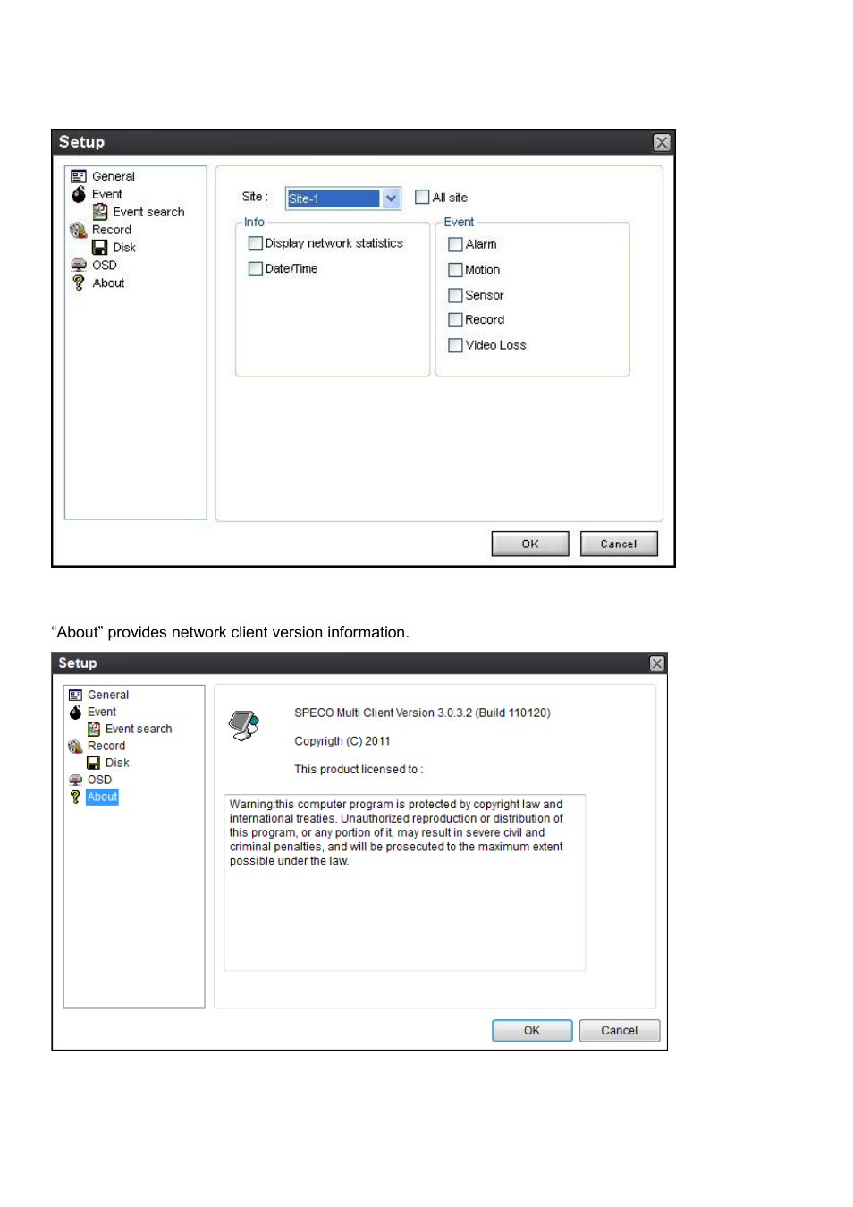 4-4. osd, 4-5. about | Speco Technologies 4HD User Manual | Page 65 / 93