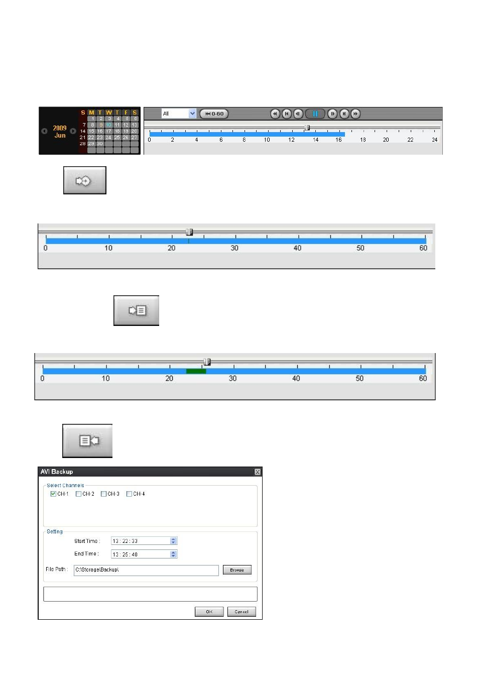 6-6. avi backup during playback | Speco Technologies 4HD User Manual | Page 89 / 93