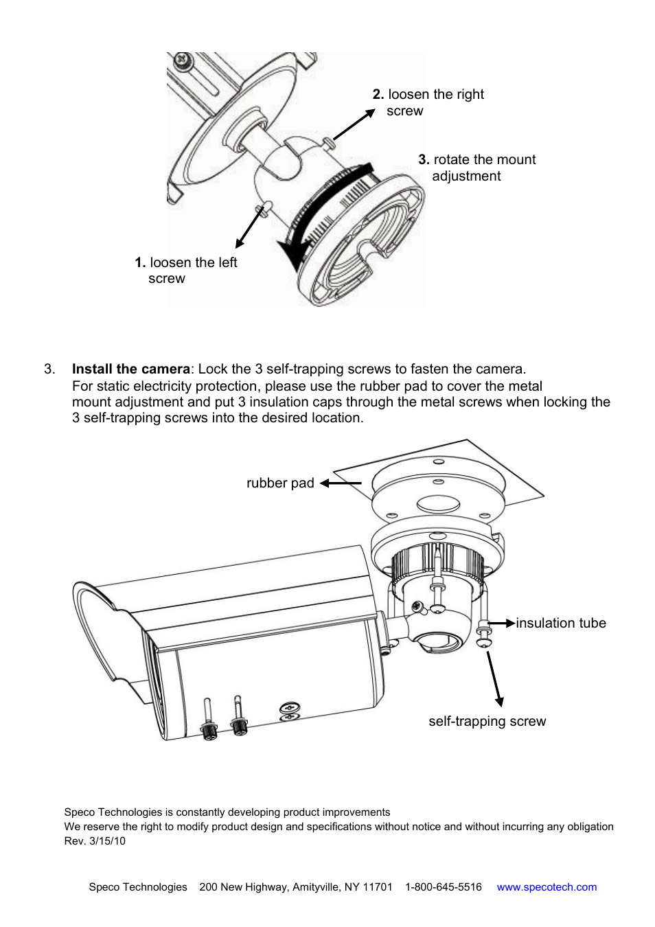 Speco Technologies LPRB922 User Manual | Page 9 / 10