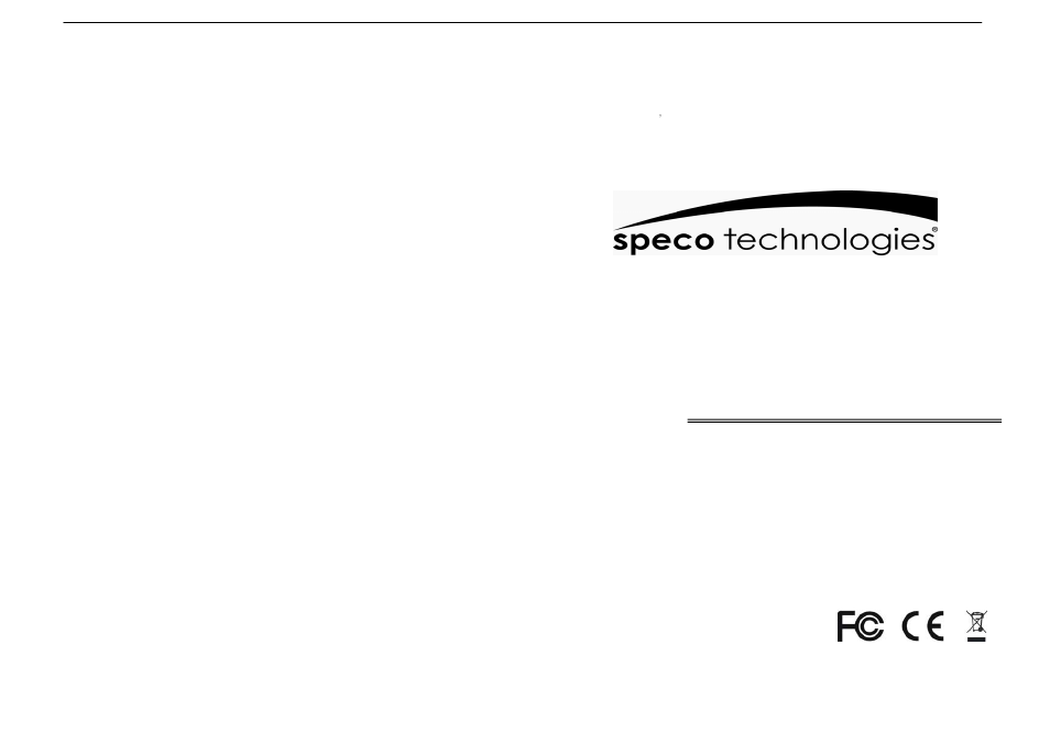 Speco Technologies LCD Monitor M19LCBVH3 User Manual | 12 pages