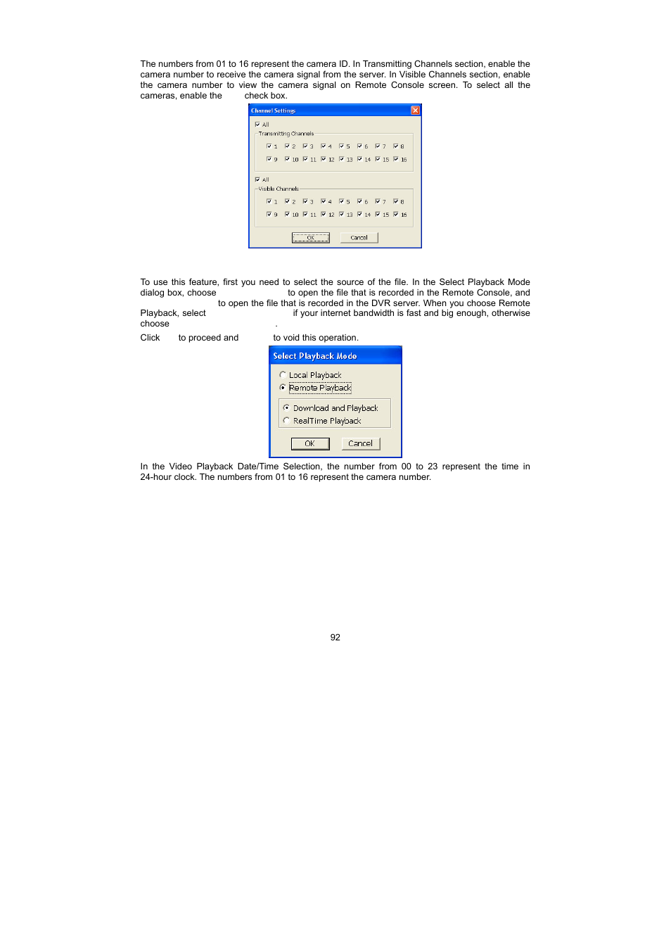 4 using the remote playback | Speco Technologies PC Pro Series User Manual | Page 100 / 136