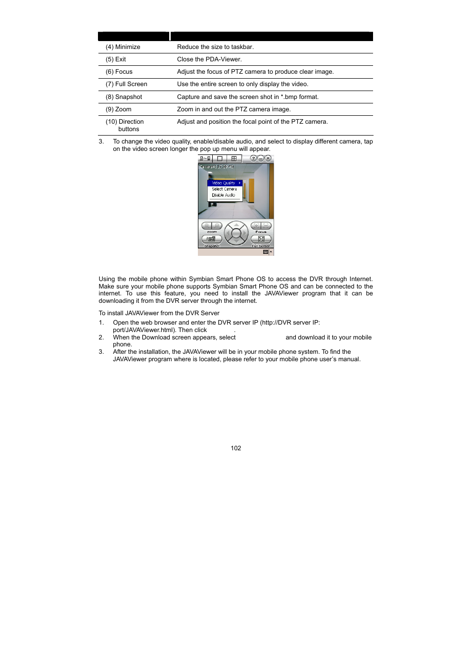 4 using javaviewer to access dvr server | Speco Technologies PC Pro Series User Manual | Page 110 / 136