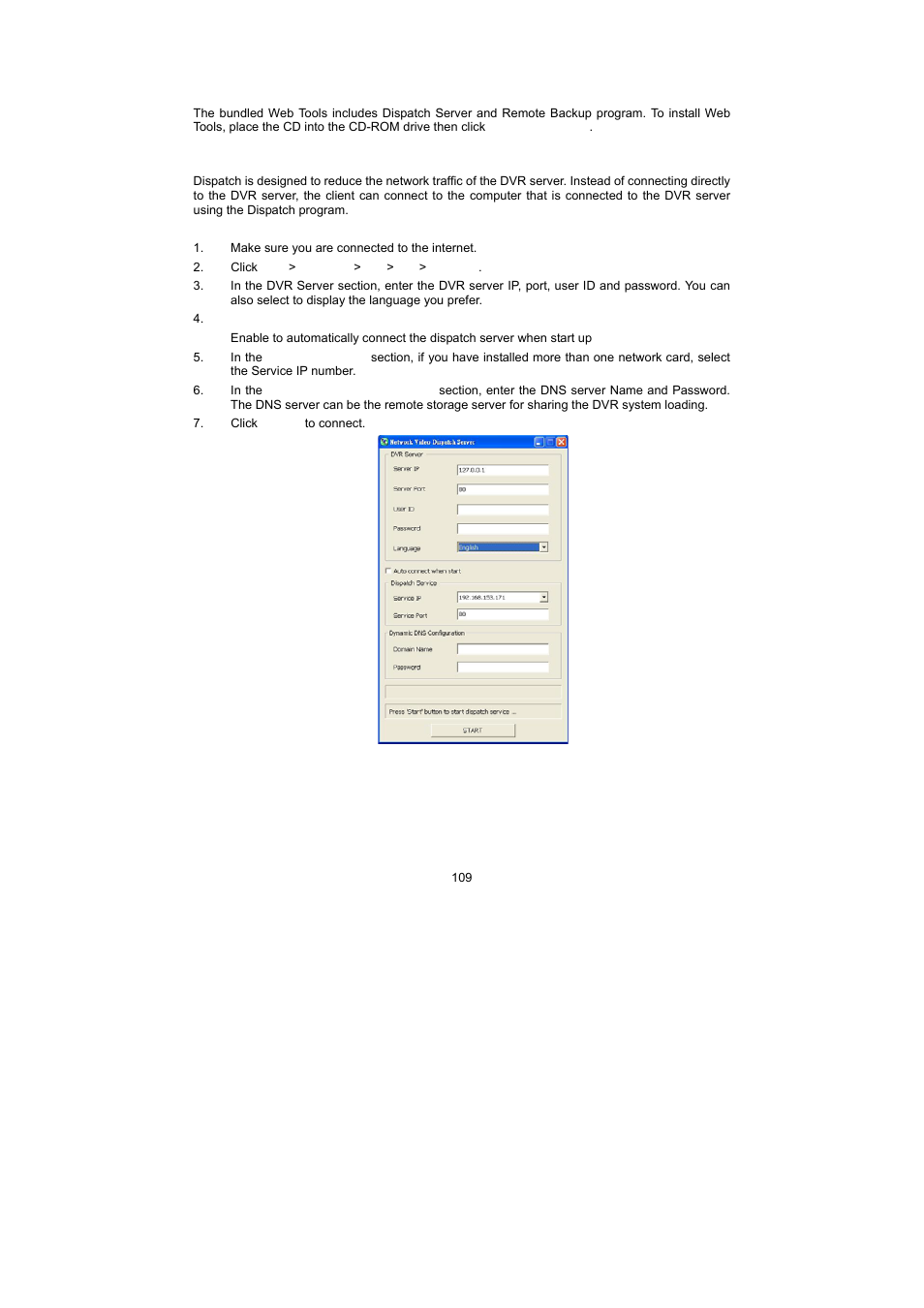 Chapter 10 web tools, 1 dispatch server | Speco Technologies PC Pro Series User Manual | Page 117 / 136
