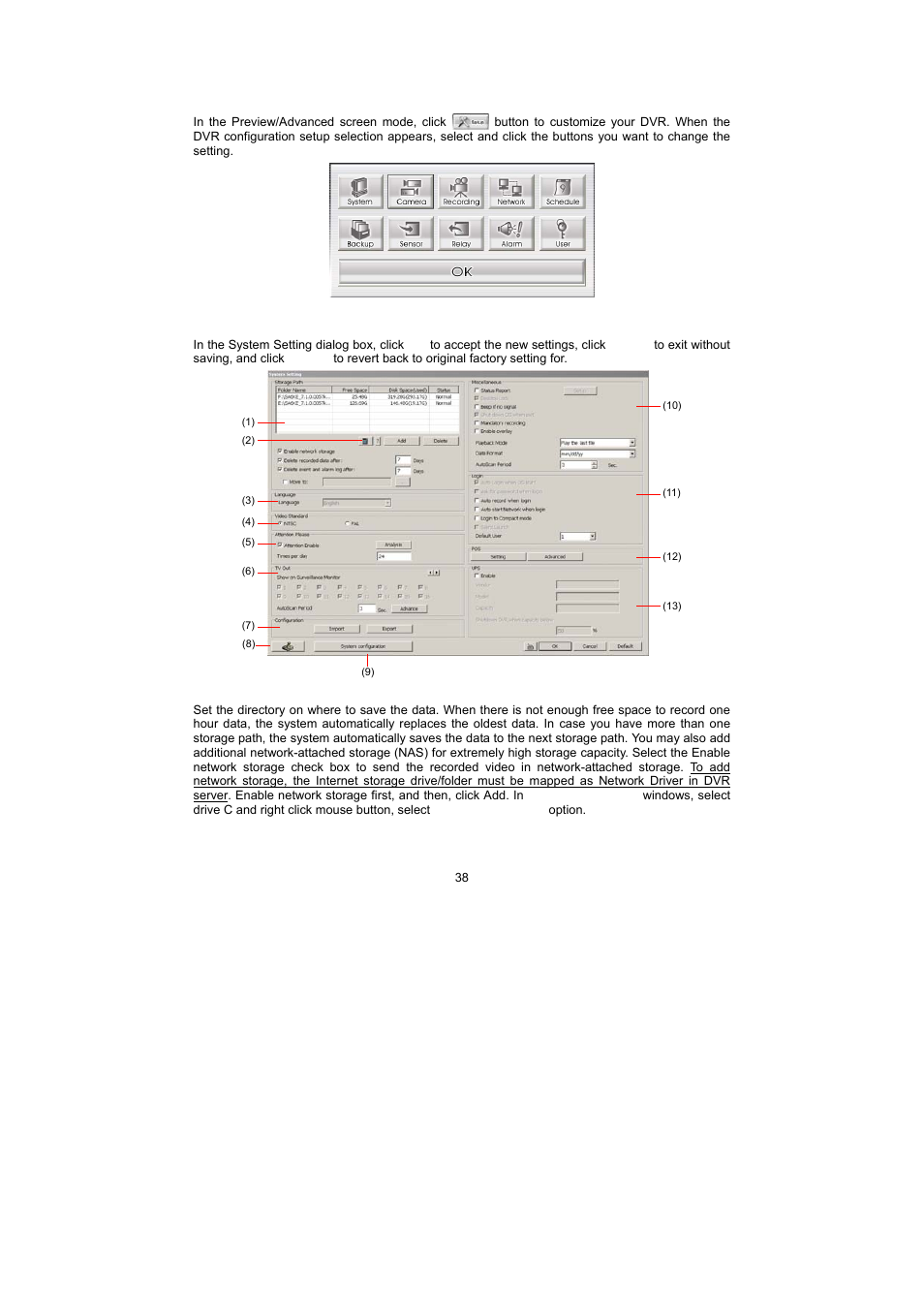 Chapter 4 customizing the dvr system, 1 system setting | Speco Technologies PC Pro Series User Manual | Page 46 / 136