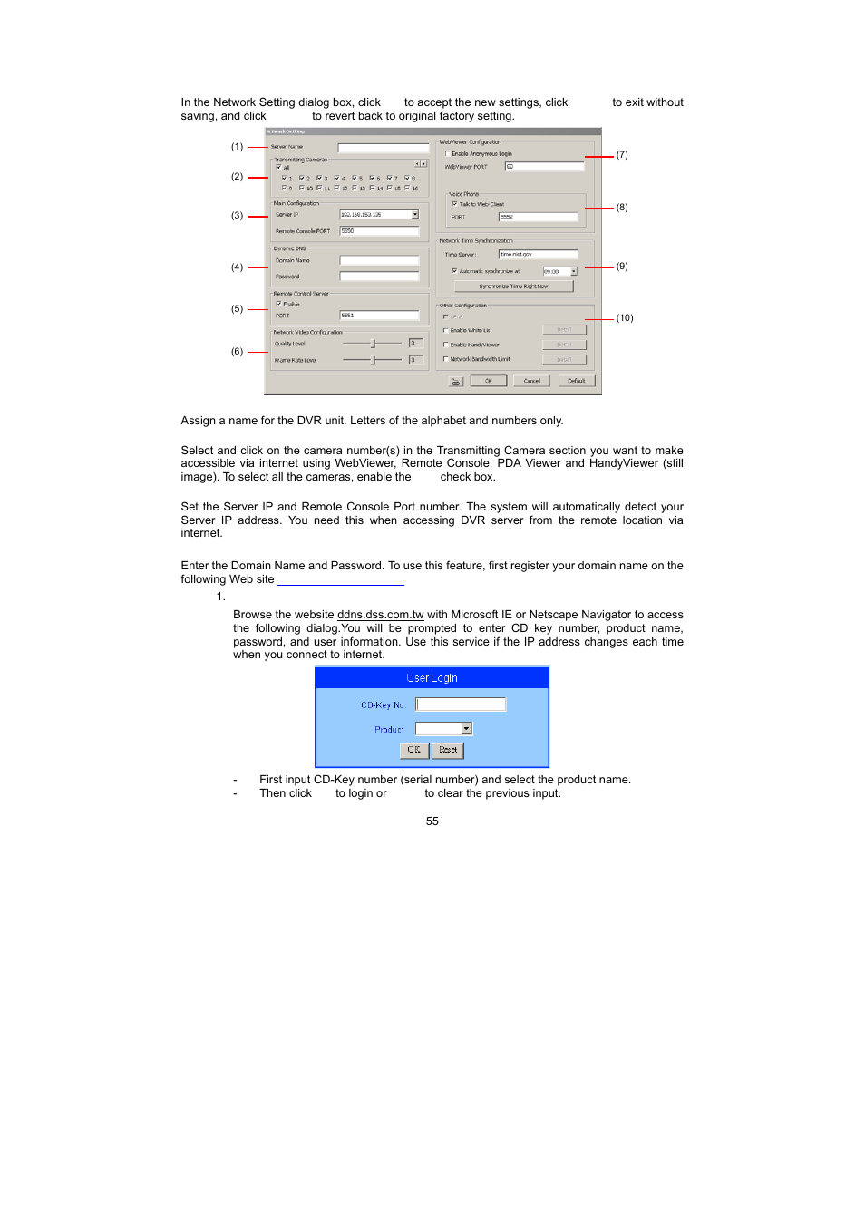 4 network setting | Speco Technologies PC Pro Series User Manual | Page 63 / 136
