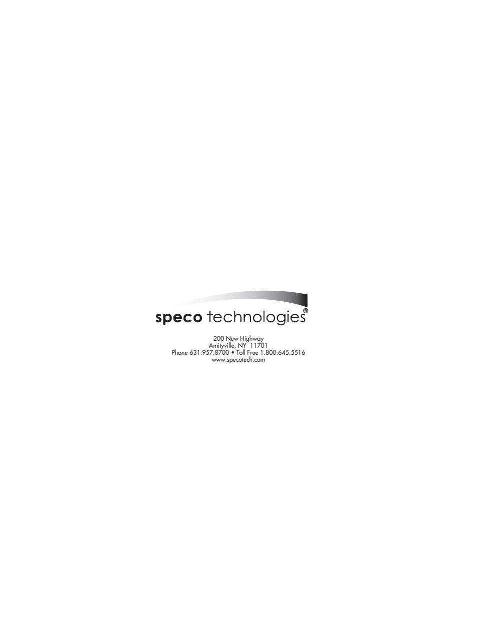 Speco Technologies P120FACD/P240FACD User Manual | Page 24 / 24