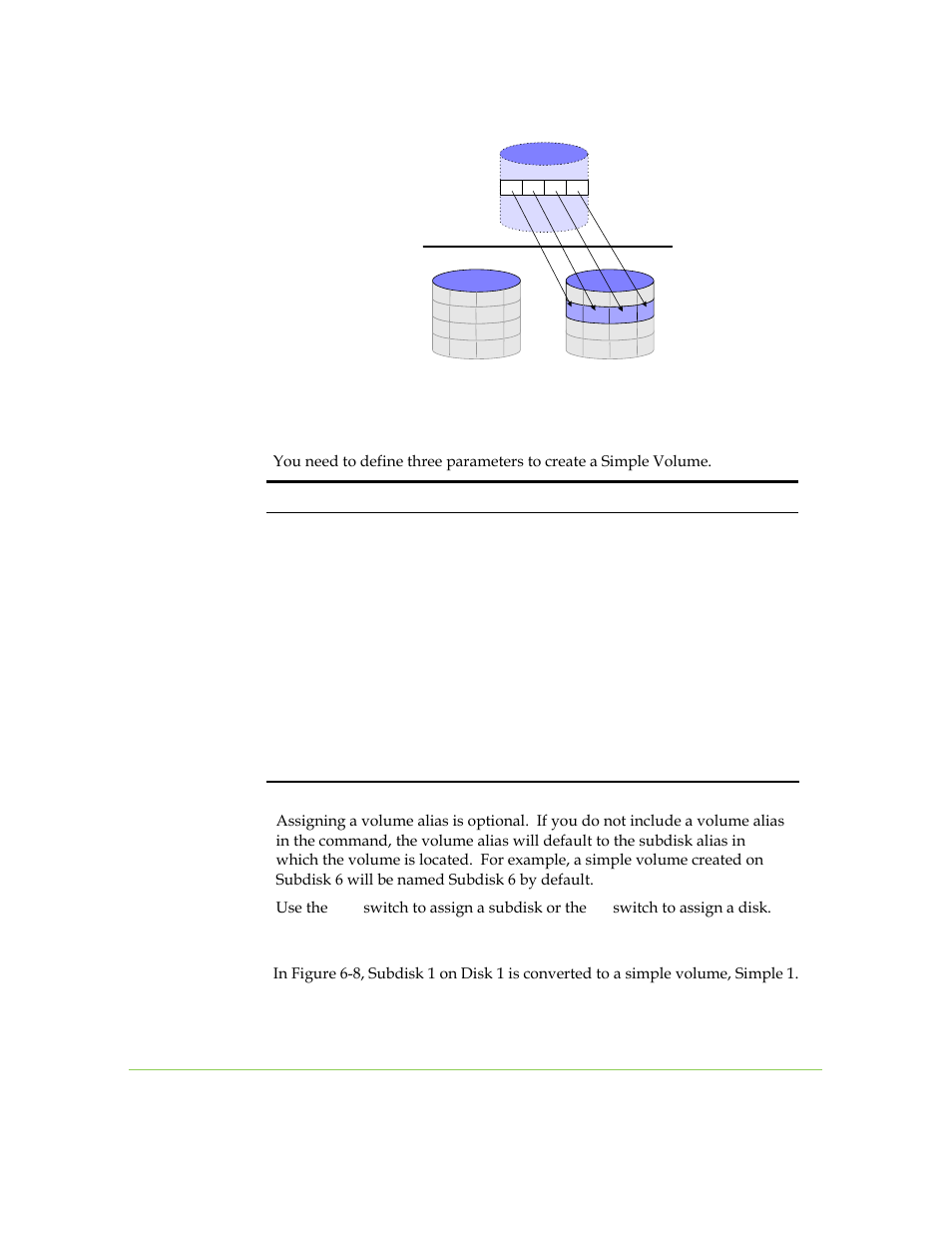 Simple1, Subdisk1 | SANRAD I3.1.1205 User Manual | Page 104 / 348