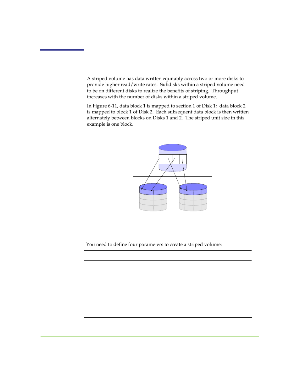 Creating a striped volume, Stripe1 | SANRAD I3.1.1205 User Manual | Page 108 / 348
