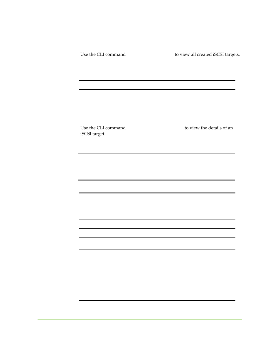 Viewing iscsi targets, Viewing iscsi target details | SANRAD I3.1.1205 User Manual | Page 131 / 348