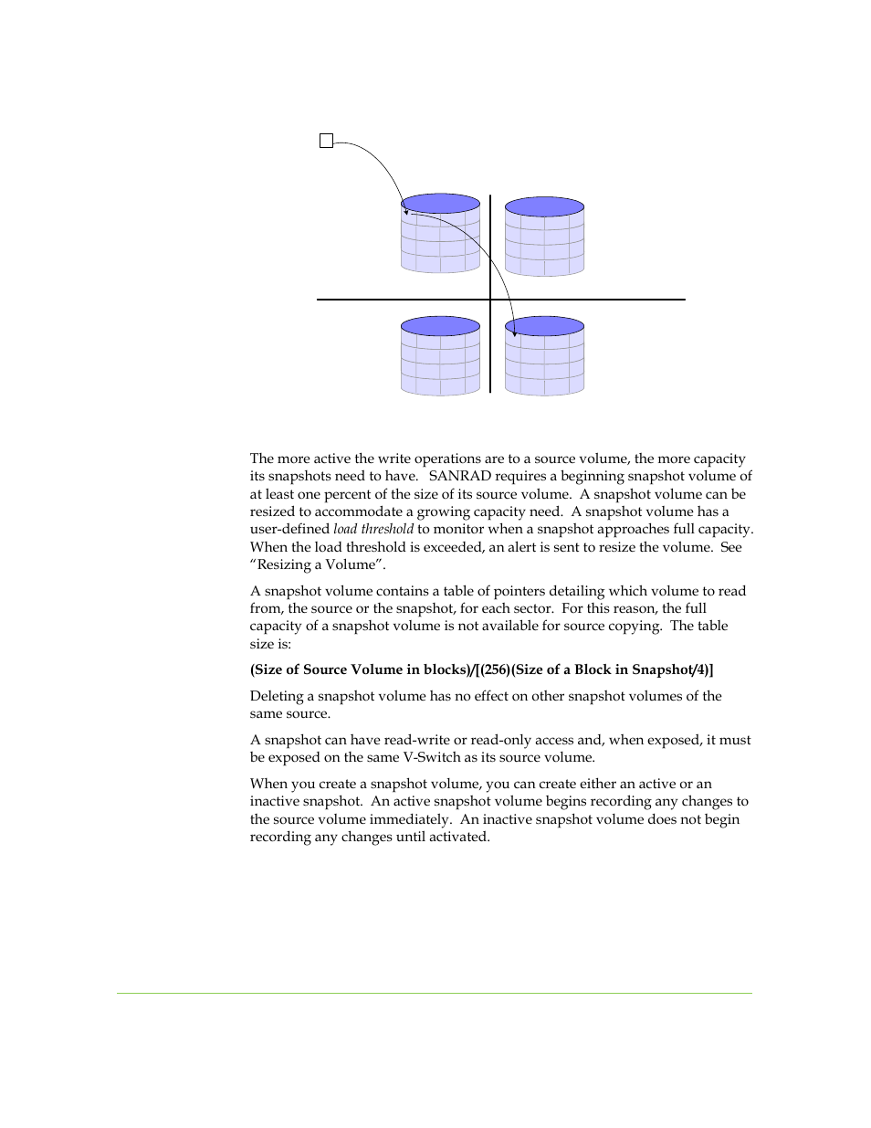 Figure 8-5. 1, Write to source and update to 1, Chapter 8: advanced volume operations 8-9 | SANRAD I3.1.1205 User Manual | Page 161 / 348