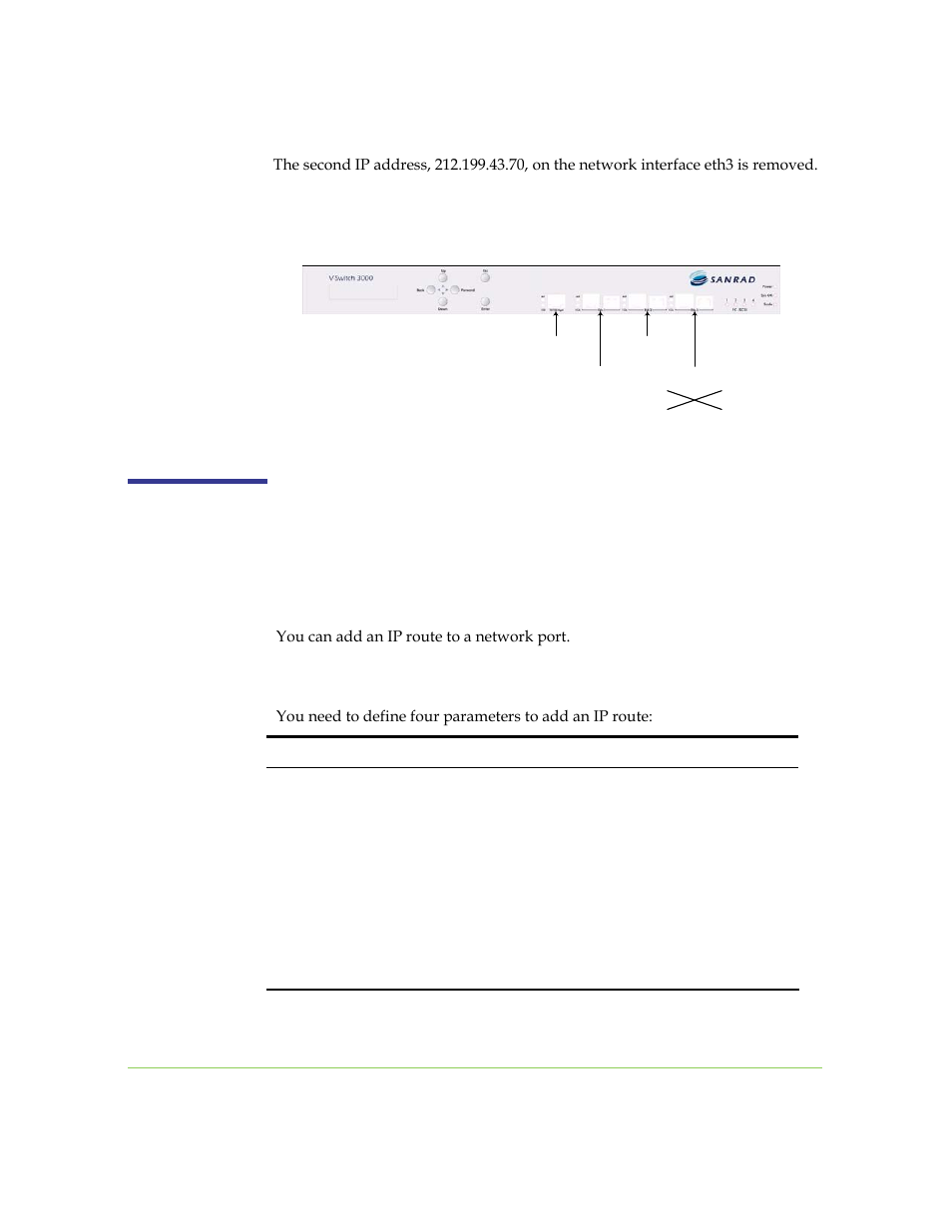 Ip routing, Adding an ip route | SANRAD I3.1.1205 User Manual | Page 199 / 348