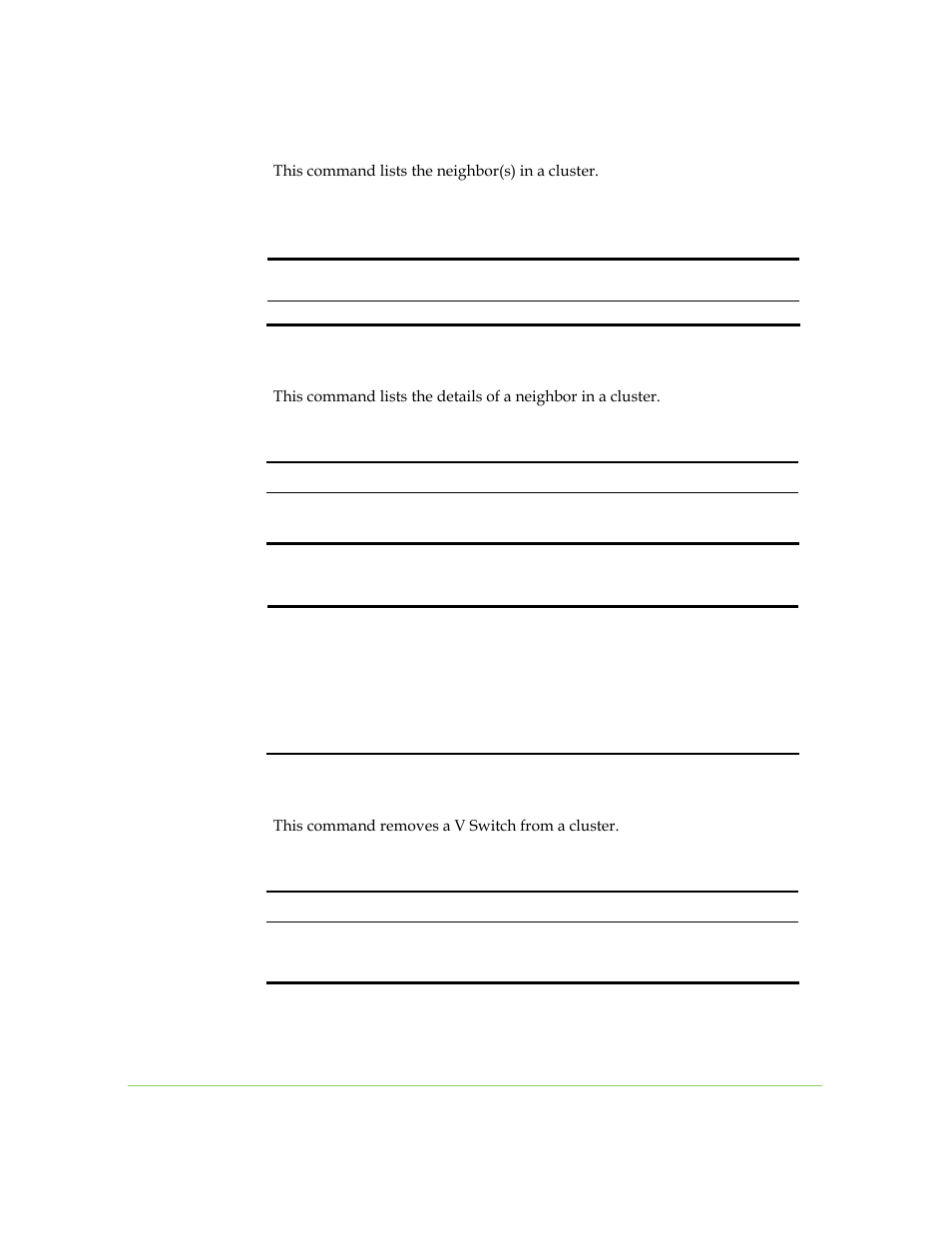 Neighbor show, Neighbor details, Neighbor remove | SANRAD I3.1.1205 User Manual | Page 231 / 348