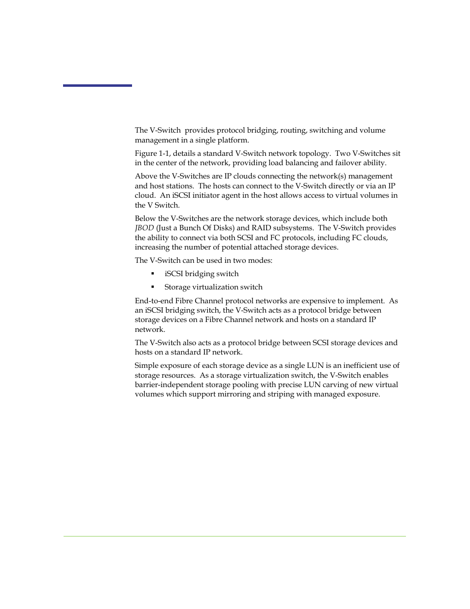 V-switch overview | SANRAD I3.1.1205 User Manual | Page 24 / 348