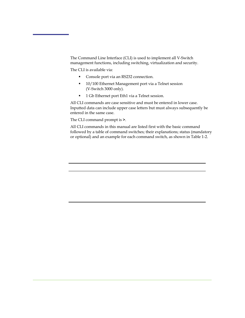 Cli - command line interface | SANRAD I3.1.1205 User Manual | Page 27 / 348