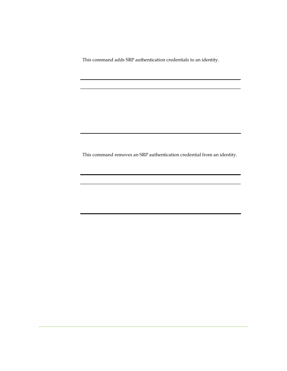 Acl identity add srp, Acl identity remove srp | SANRAD I3.1.1205 User Manual | Page 275 / 348