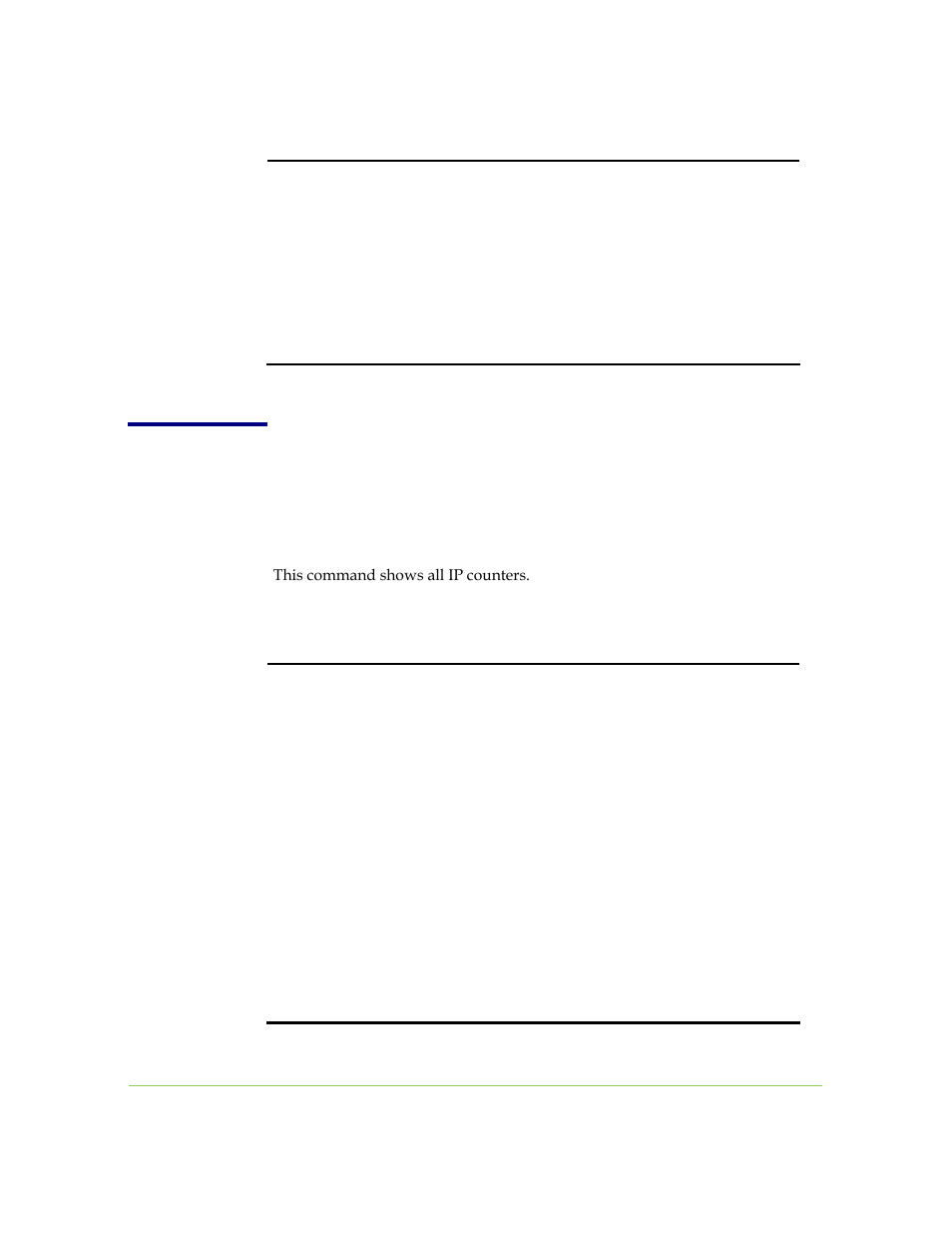 Tcp/ip statistics, Ip statistics ip show | SANRAD I3.1.1205 User Manual | Page 290 / 348