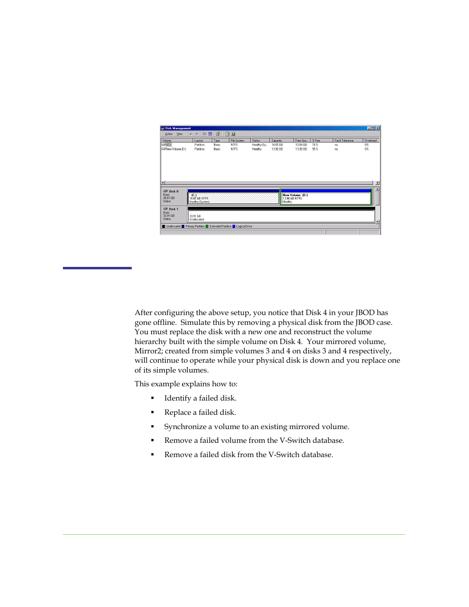 Replacing a mirrored volume | SANRAD I3.1.1205 User Manual | Page 309 / 348