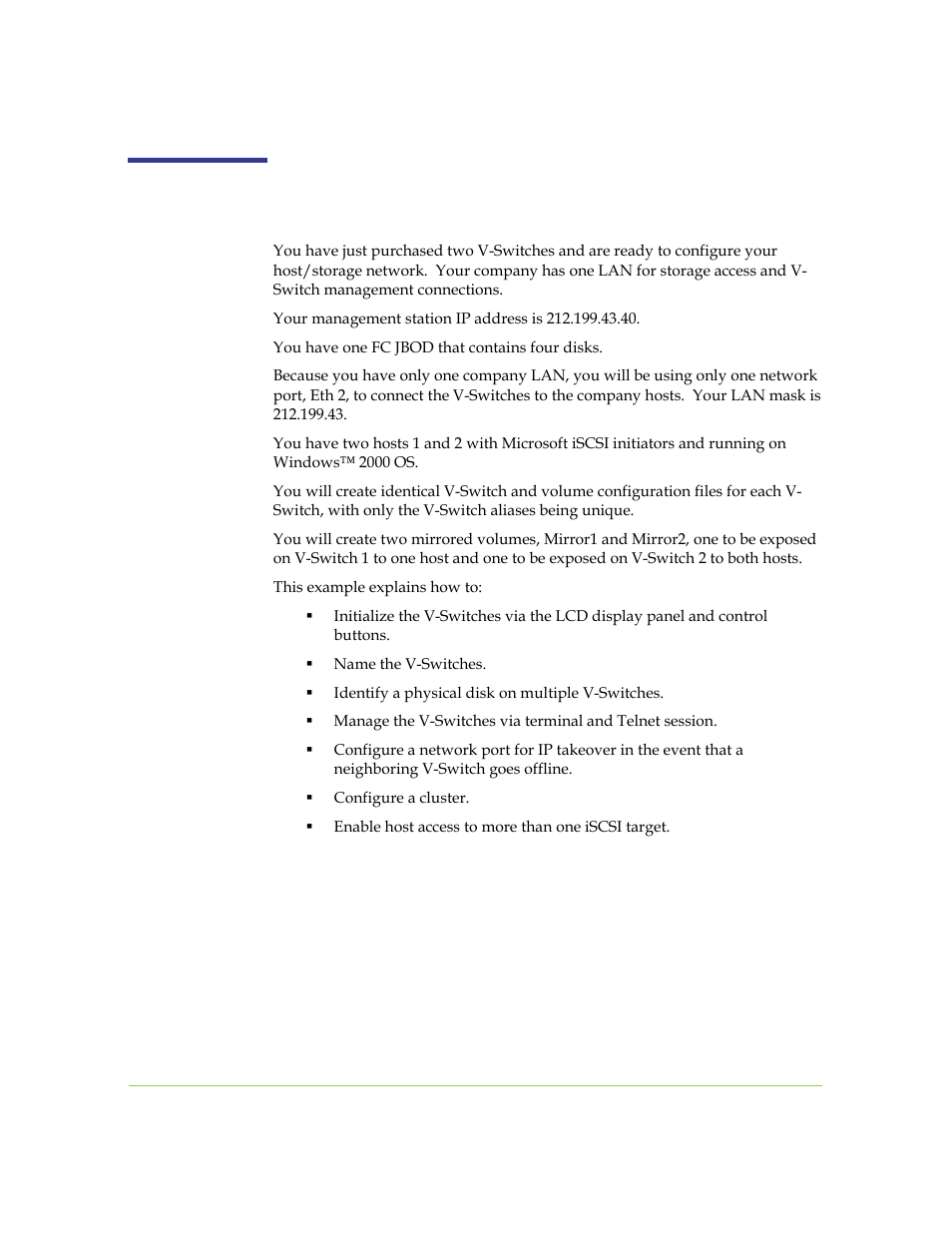 Configuring a cluster | SANRAD I3.1.1205 User Manual | Page 324 / 348