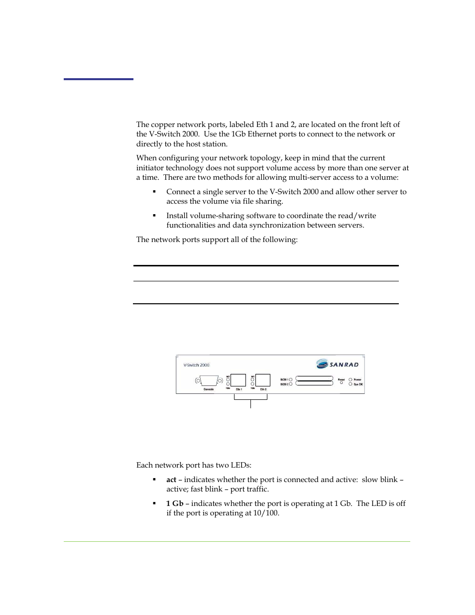 Network port connections | SANRAD I3.1.1205 User Manual | Page 37 / 348