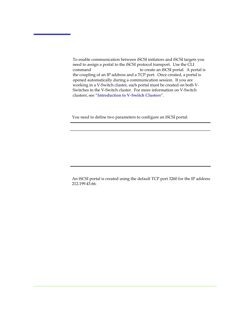 Configuring iscsi portals | SANRAD I3.1.1205 User Manual | Page 71 / 348
