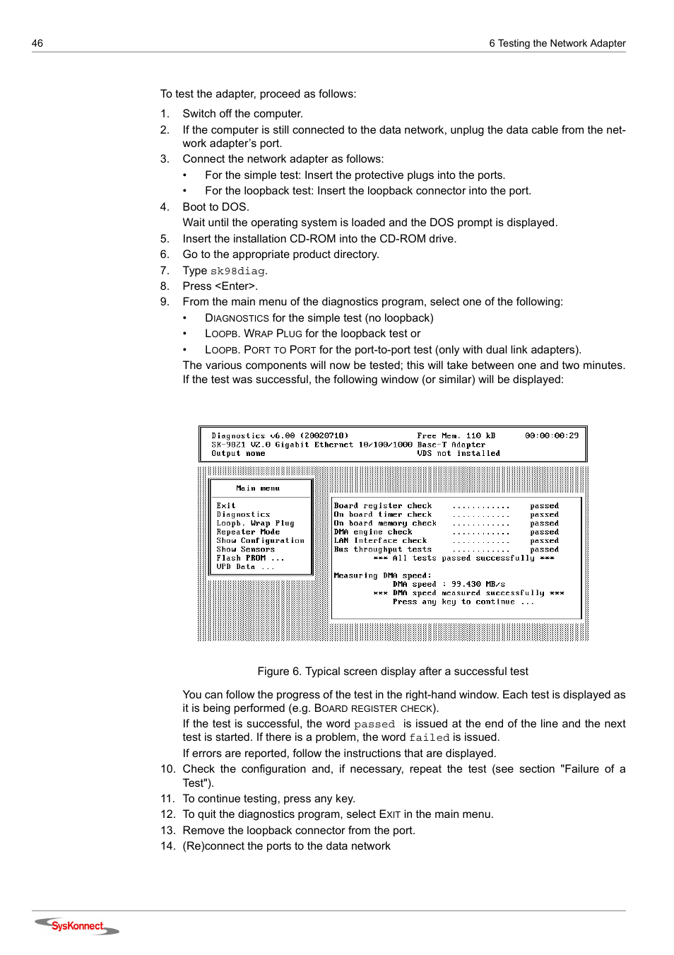 SysKonnect SK-98xx V2.0 User Manual | Page 46 / 66