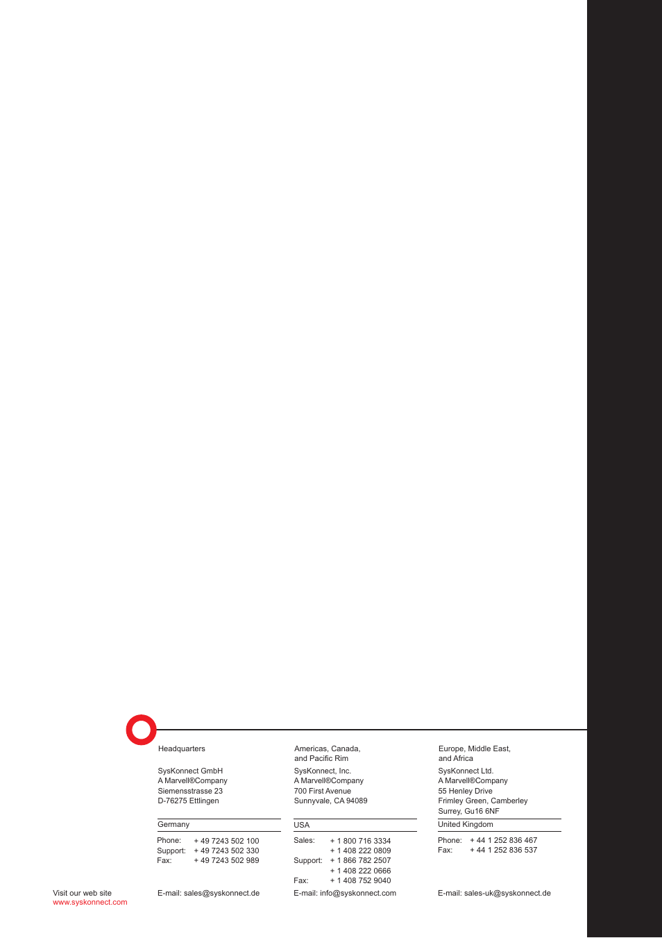 SysKonnect SK-98xx V2.0 User Manual | Page 66 / 66