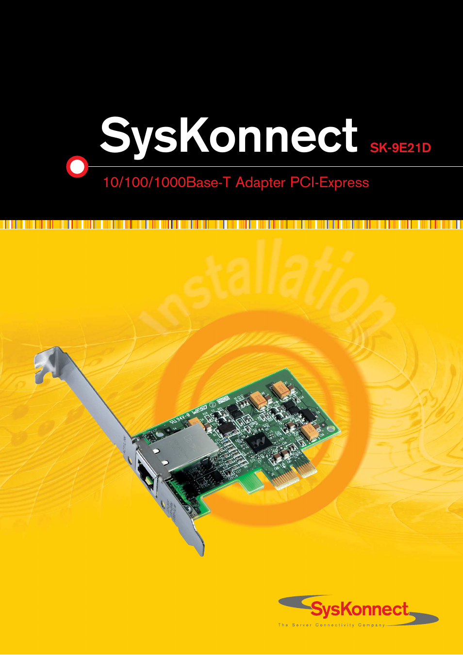 SysKonnect SK-9E21D User Manual | 46 pages