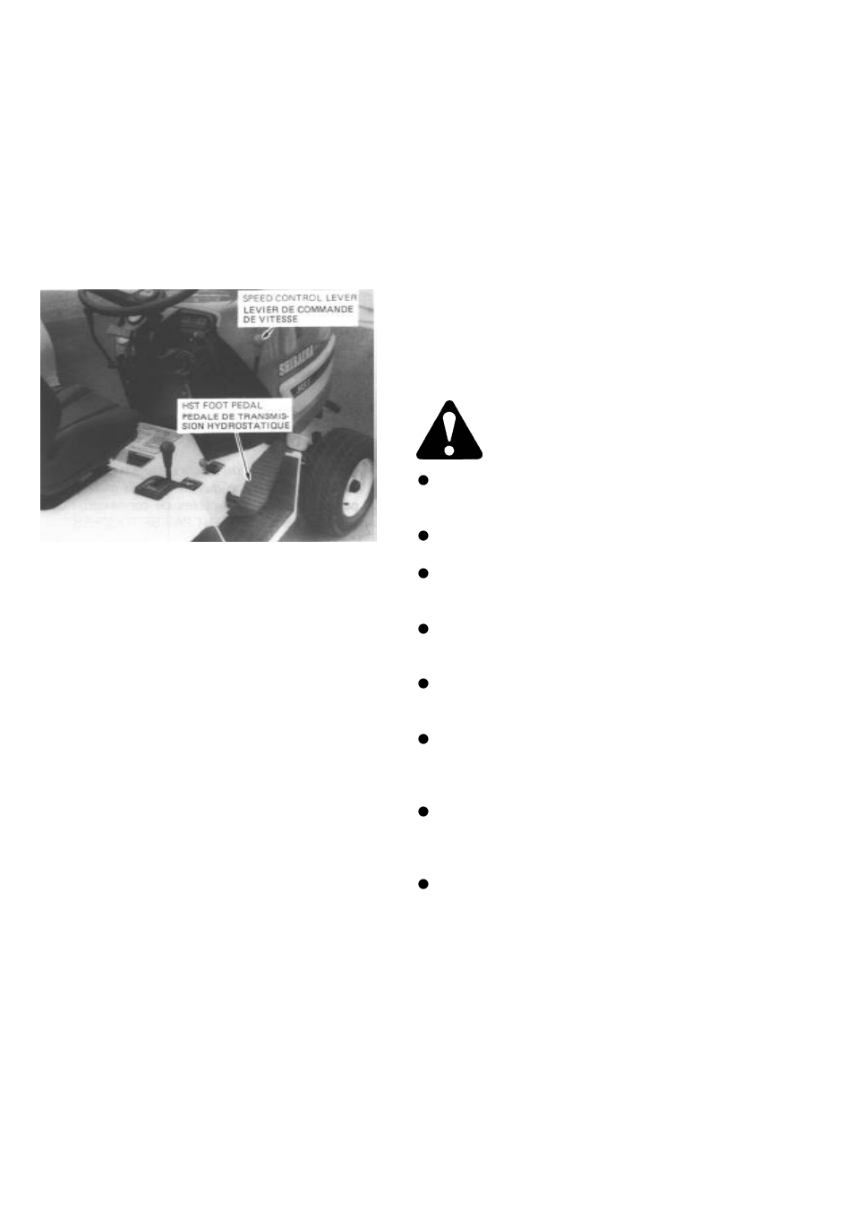 Operation | Shibaura CG161 User Manual | Page 16 / 54