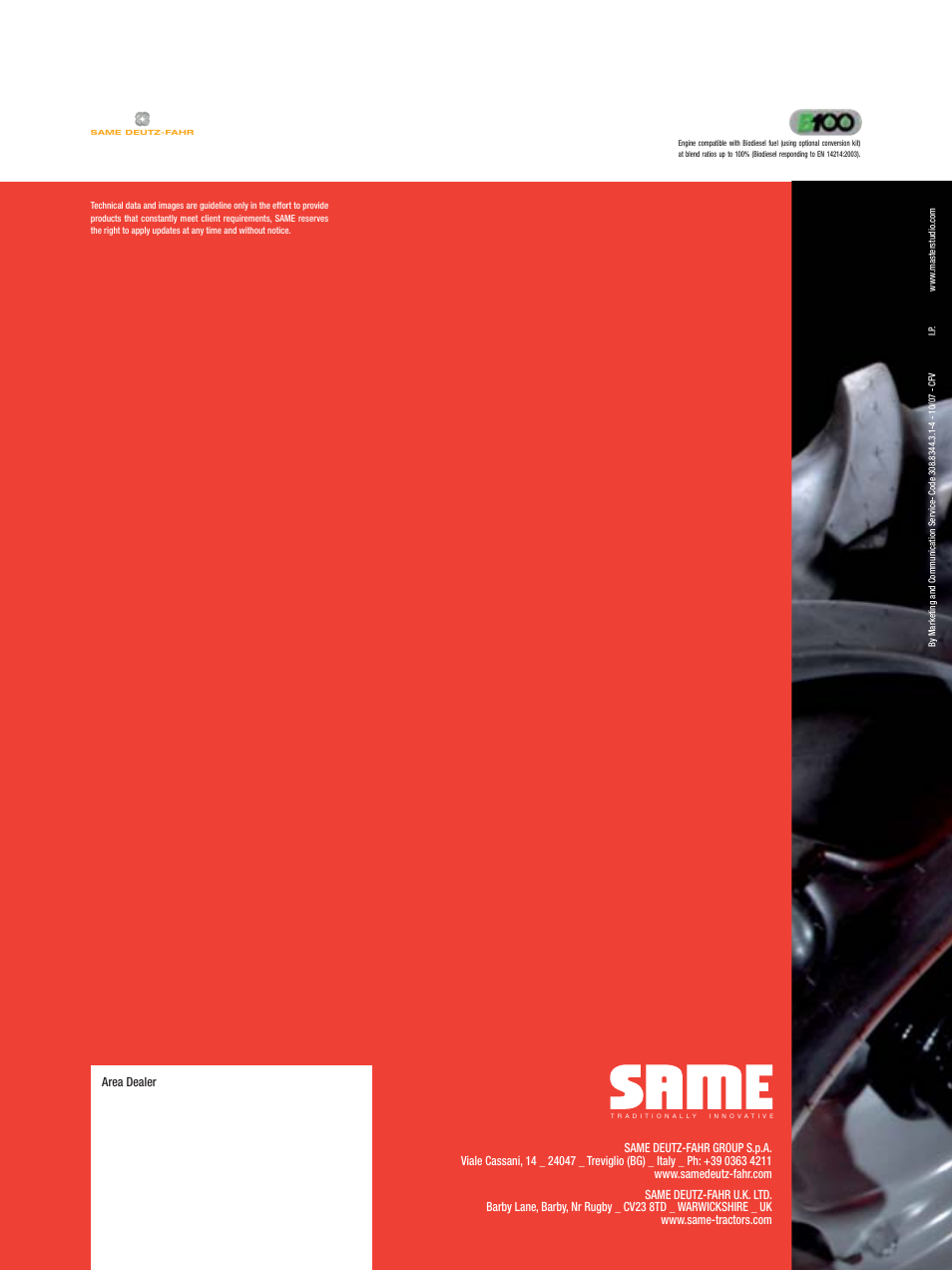 SAME Tractors User Manual | Page 24 / 24