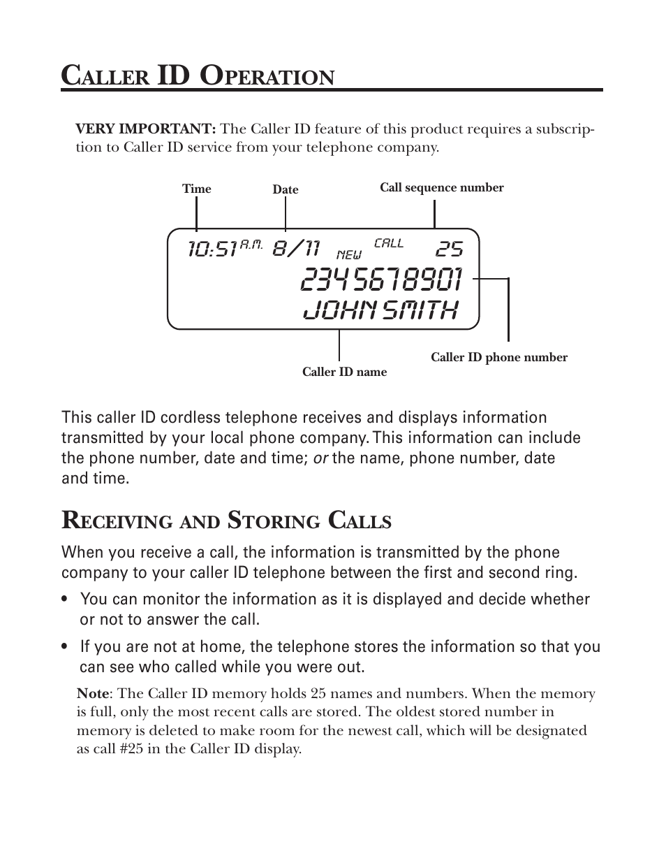 Id o, John smith | Southwestern Bell 2-9773 User Manual | Page 13 / 32