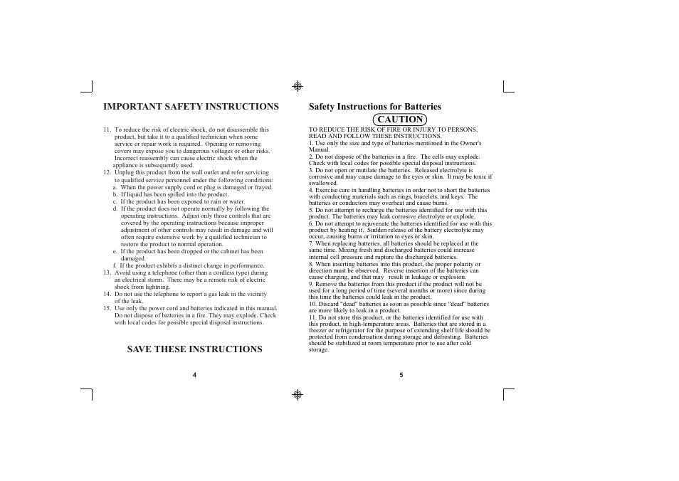 Southwestern Bell FM2560 User Manual | Page 3 / 16