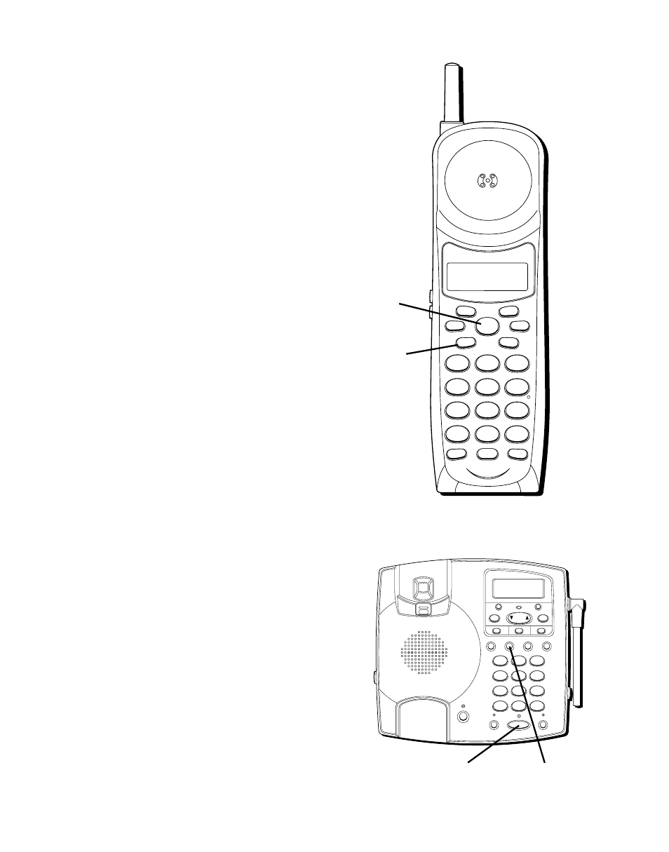 Para volver a marcar el ultimo número, Base del aparato, Auricular inalámbrico | Olver, Arcar, Ltimo, Úmero, Parato, Uricular, Nalámbrico | Southwestern Bell 26955 User Manual | Page 101 / 160