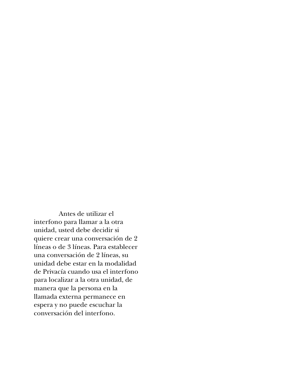 Tilizar, Nterfono, Ientras | Sted, Tiene, Lamada, Elefónica | Southwestern Bell 26955 User Manual | Page 120 / 160