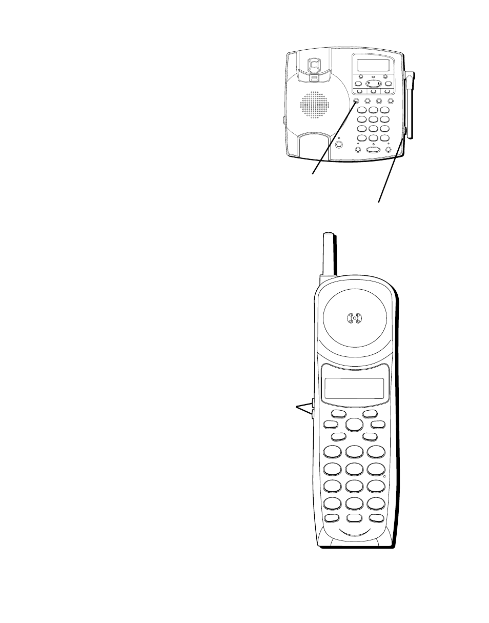 Volume control, Base, Cordless handset | Speakerphone, Olume, Ontrol, Ordless, Andset, Peakerphone, One touch quick dial | Southwestern Bell 26955 User Manual | Page 16 / 160