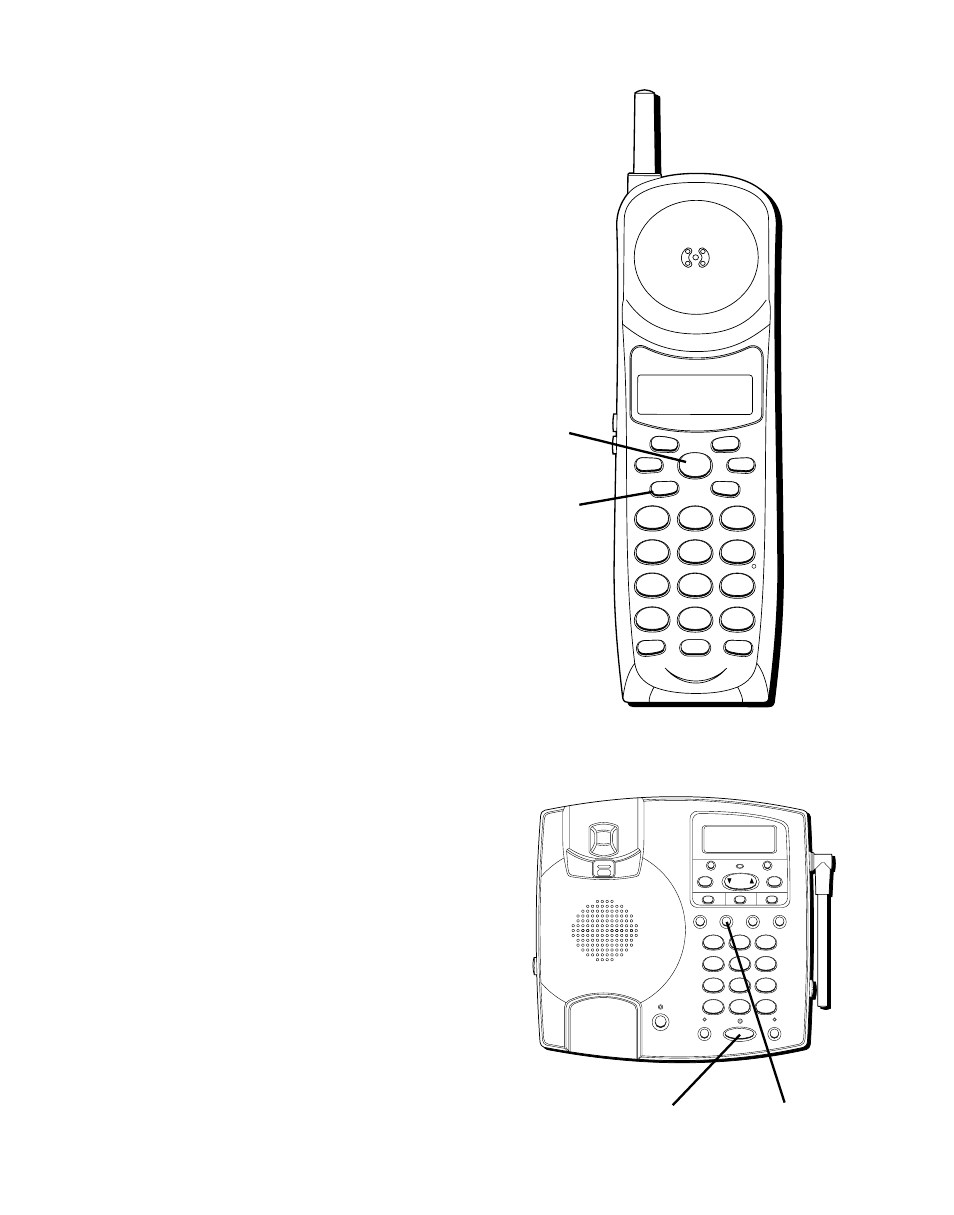 Last number redial, Base unit, Cordless handset | Umber, Edial, Ordless, Andset, Speaker button redial button, Talk button redial button | Southwestern Bell 26955 User Manual | Page 21 / 160