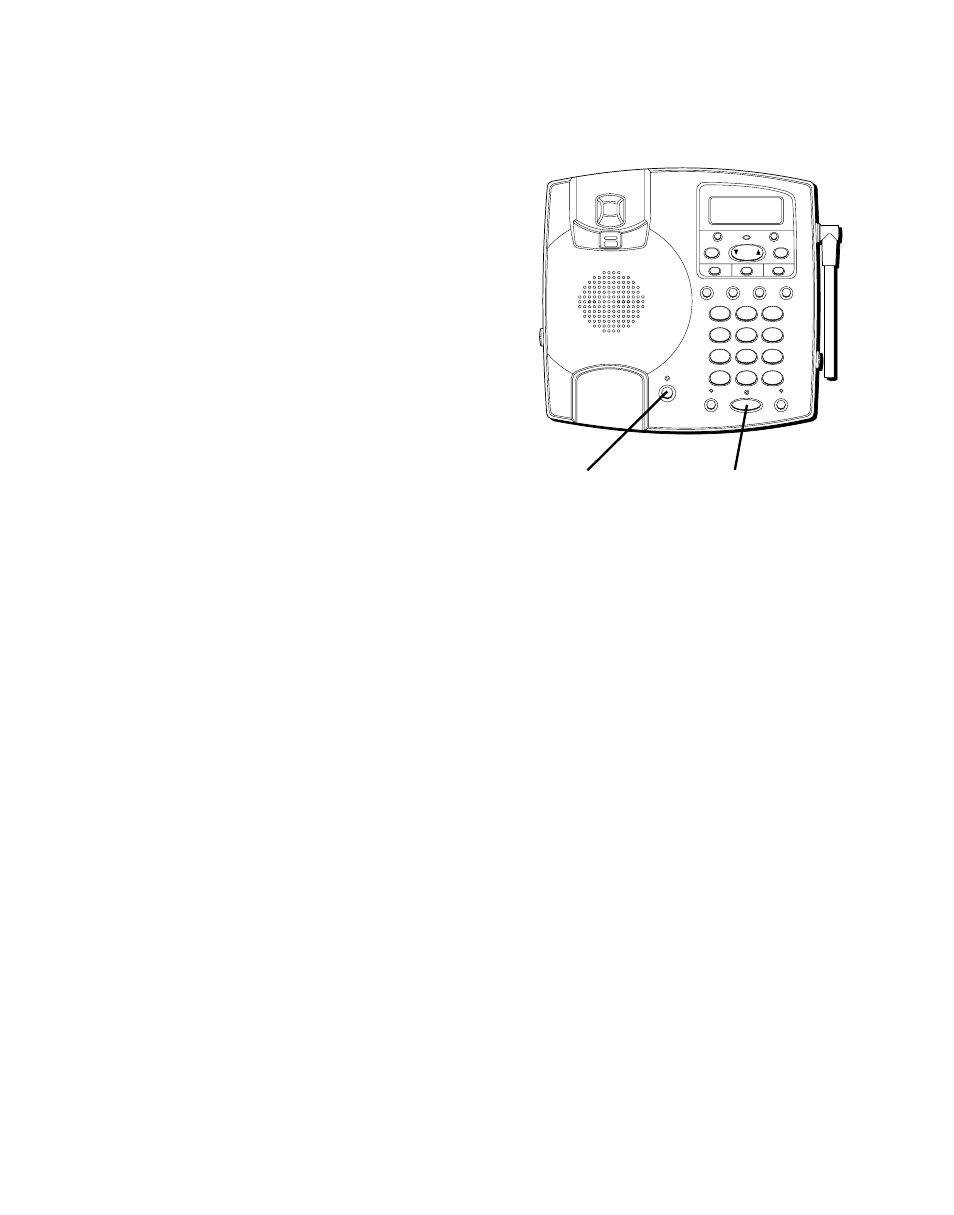 Terminating an intercom call from the base, Erminating, Ntercom | Page/intercom button speaker button | Southwestern Bell 26955 User Manual | Page 38 / 160