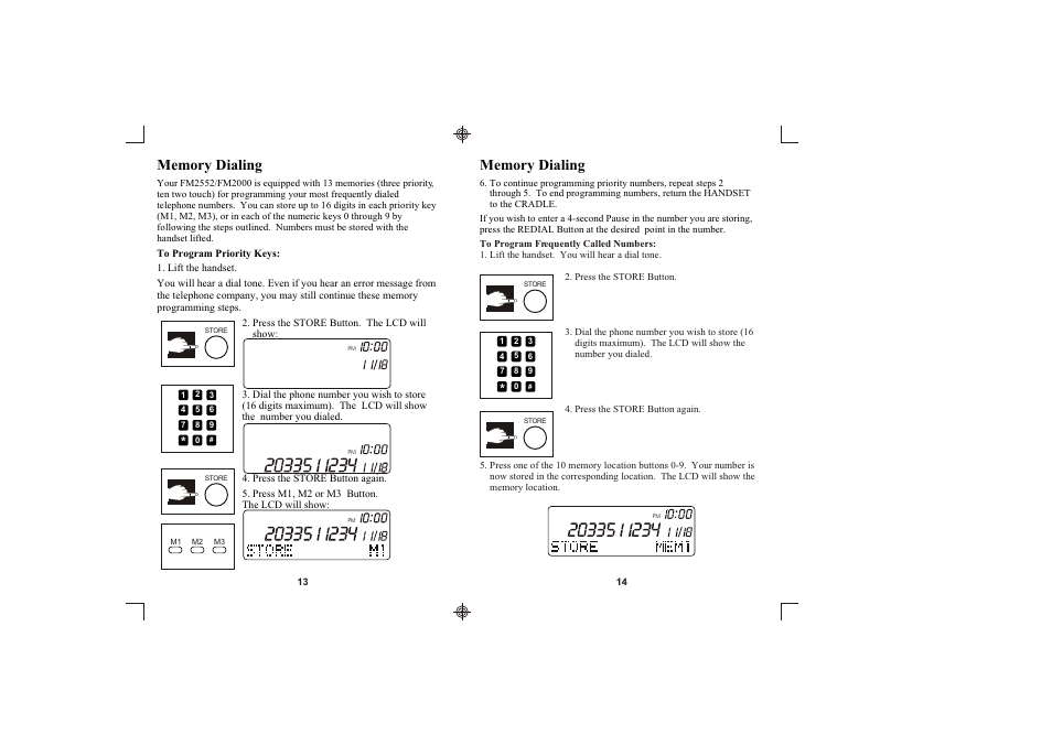 Southwestern Bell FM2552/FM2000 User Manual | Page 8 / 13