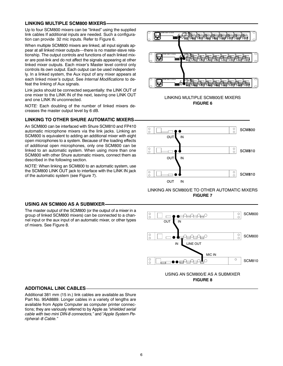 Shure SCM800 User Manual | Page 6 / 12