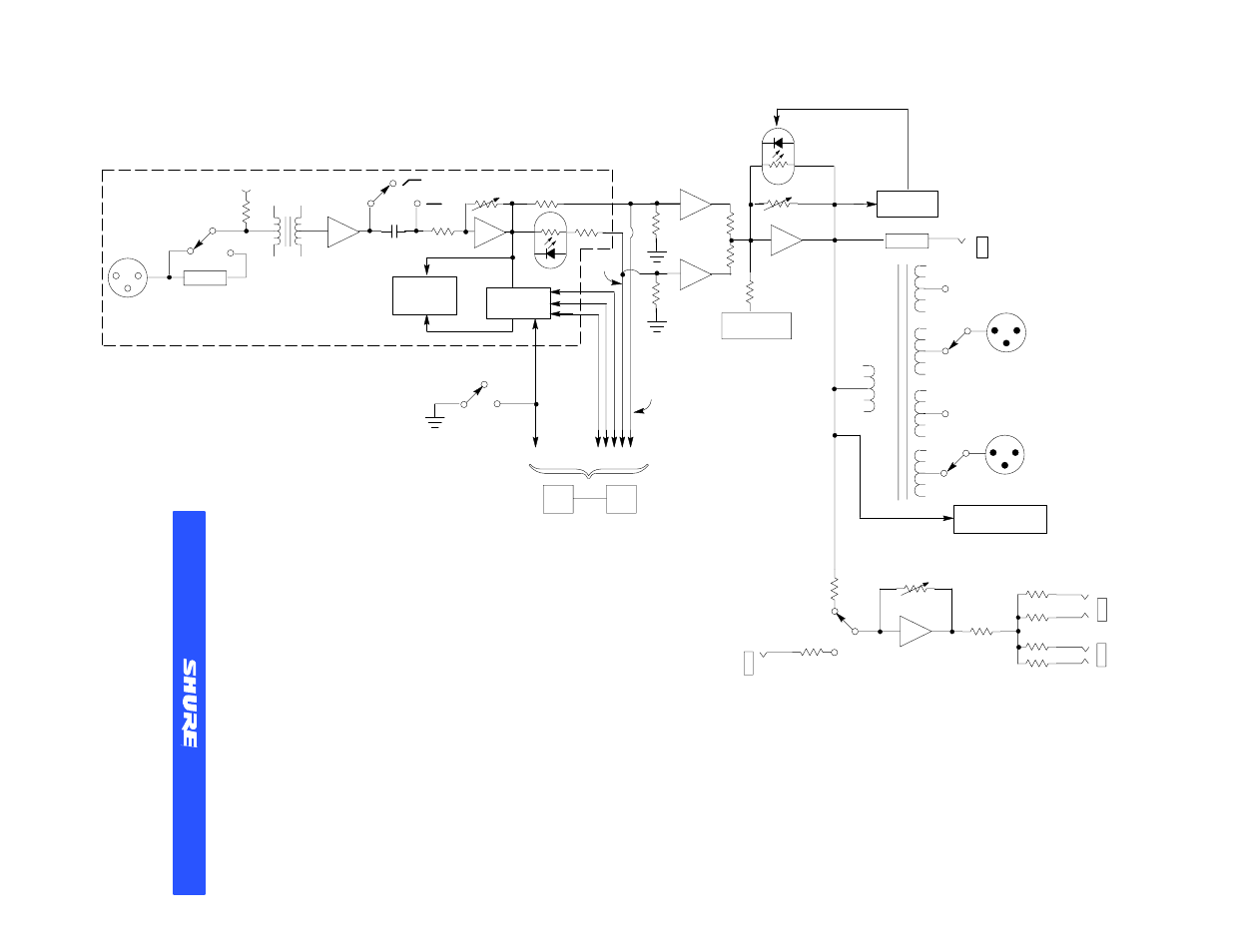 Fp410 block diagram | Shure FP410 User Manual | Page 8 / 30