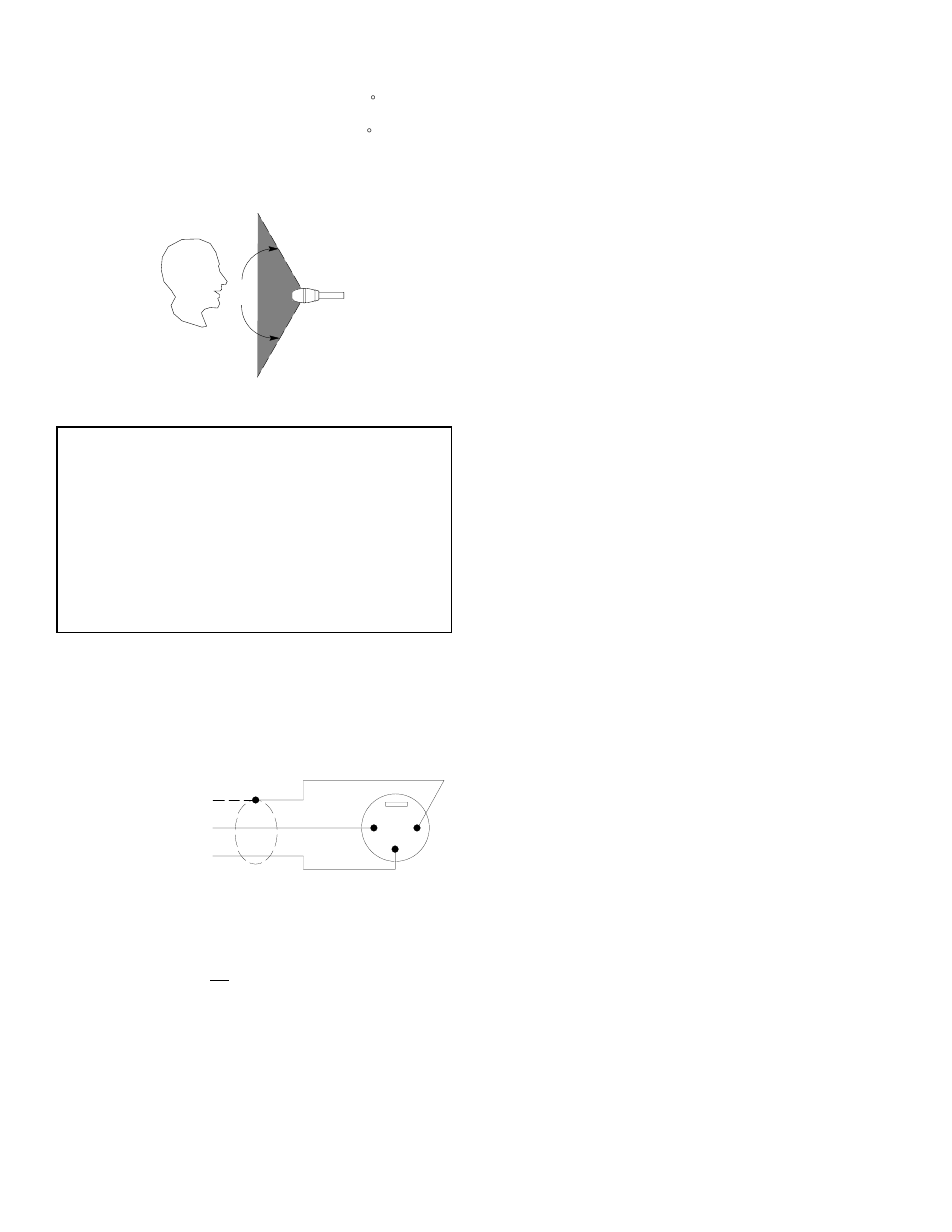 Microphone placement, Connections, Power | Mounting | Shure AMS22 User Manual | Page 2 / 16
