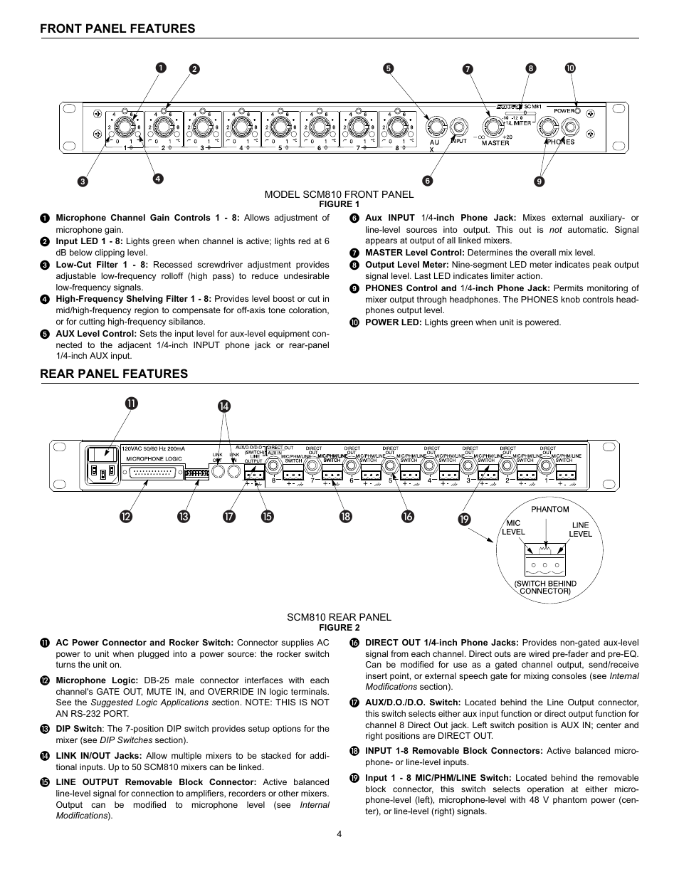 Shure M810E User Manual | Page 4 / 16