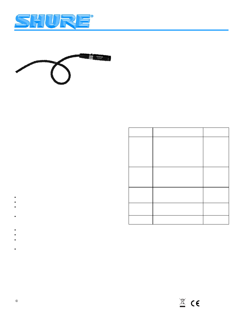 Shure BETA 98/S User Manual | 11 pages