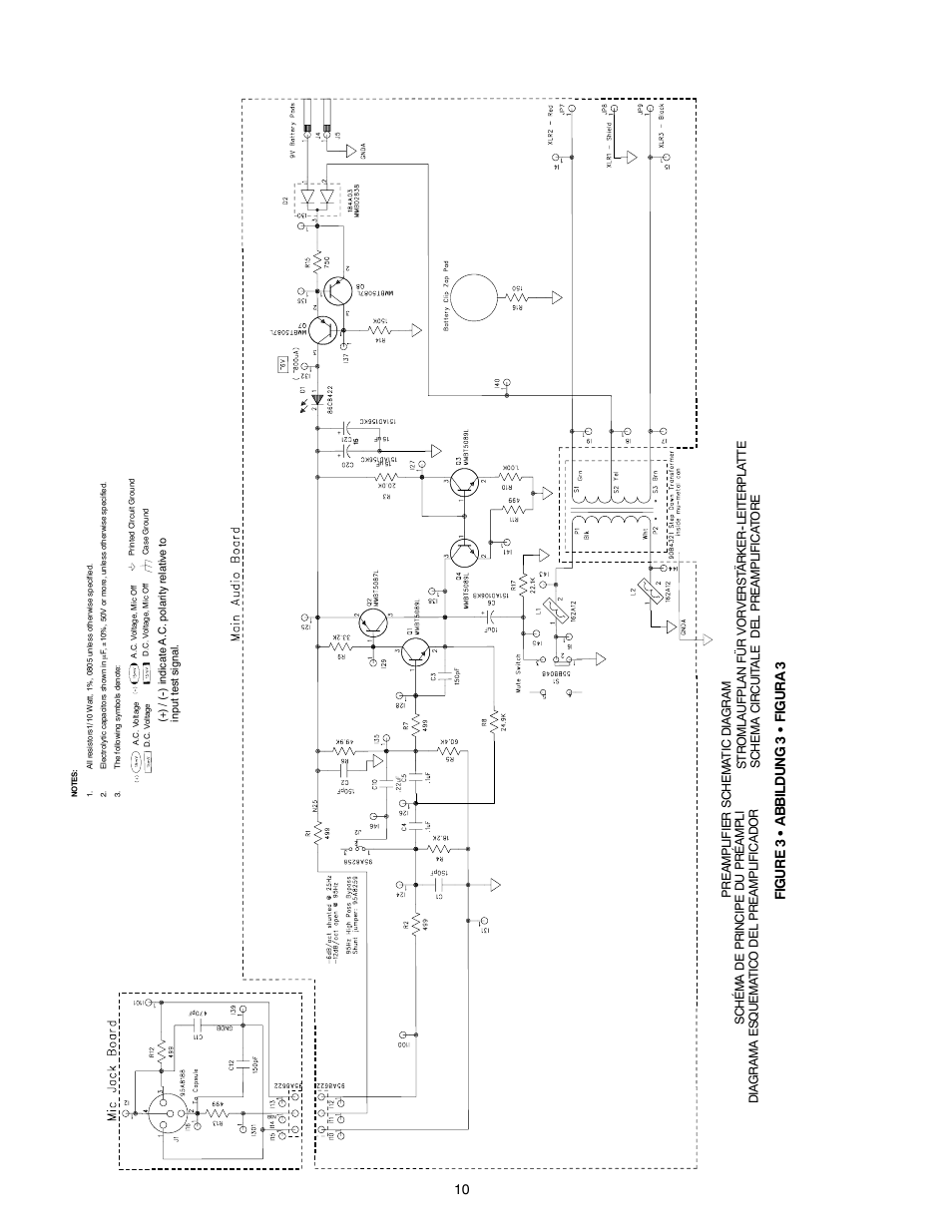 Figure 3 s abbildung 3 s figura 3 | Shure MX1BP User Manual | Page 10 / 12